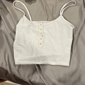 Never worn white crop top